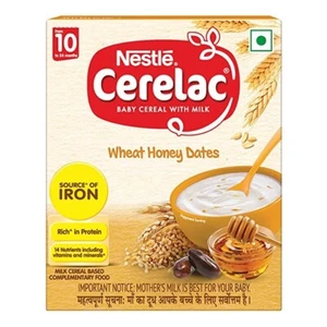 Nestlé CERELAC Baby Cereal with Milk, Wheat Honey Dates – From 10 Months, 300g - Picture 1 of 1