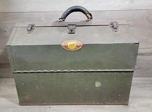 Vintage RARE Simonsen Metal Products Cantilever 4 Tray Tackle Tool Box 18x13x10 - Picture 1 of 24