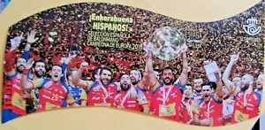 ESPAÑA HOJA BLOQUE SELECCION BALONMANO CAMPEONA EUROPA AÑO 2018 NUEVO - Imagen 1 de 1
