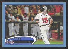 2012 Topps Blue  Tim Hudson #58 Atlanta Braves