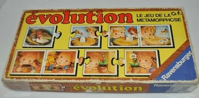 EVOLUTION Ravensburger wood PUZZLE Wooden Puzzle 1980s - Image 1 of 4