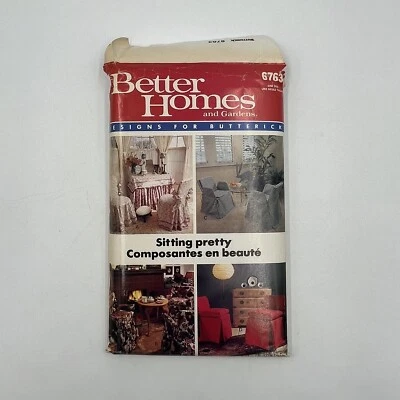 BUTTERICK Better Homes & Gardens 6763 Sitting Pretty Chair Covers - Image 1 of 2