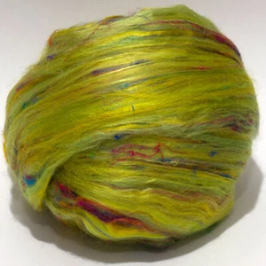 Equinox Fibre Top 100g Wool Roving Spinning Fibre Needle Craft Felting Green - Bild 1 von 2