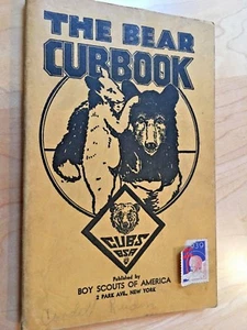 Vintage BSA / Boy Scouts 1938 Bear Cubbook    - Picture 1 of 4