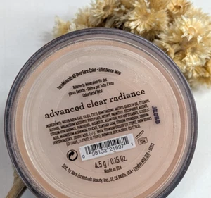 4.5g HUGE SIZE!💋BareMinerals Advanced Clear Radiance All-Over Face Color Powder - Picture 1 of 4