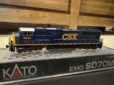 Kato N Scale Kobo Custom CSX SD70M 4691 DCC ESU Loksound Equipped - Image 1 of 2