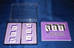 SET The Family Game of Visual Perception Educational Game Complete - Picture 1 of 3