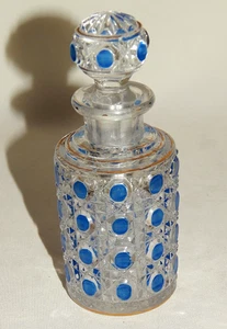 Flakon um 1910/20 Dekor Diamant Höhe 13 cm - Picture 1 of 13
