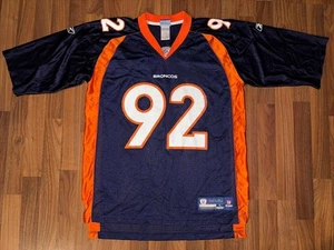 Elvis Dumervil. Denver Broncos. Reebok. Azul. Jersey. Hombres. Talla. L - Imagen 1 de 7