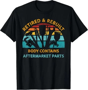 Cuerpo retirado y reconstruido contiene piezas de repuesto camiseta retirada S-5XL NUEVO - Imagen 1 de 4