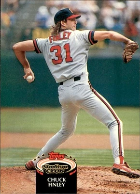 1992 Stadium Club #315 Chuck Finley California Angels - Image 1 of 2