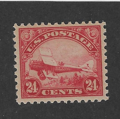 US Scott C6, 24 cent carmine DeHaviland Biplane, MNH, 1923, VF+, scv. $150 - Image 1 of 2