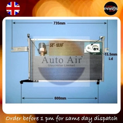 CONDENSER NISSAN MICRA 1.0 I 16V 1.3 1.4 AIRCON - Image 1 of 4
