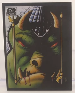 2022 Topps Star Wars Galaxy Gamorrean Guard #31 refractor - Imagen 1 de 2