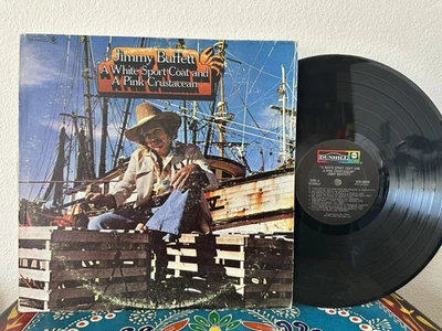 JIMMY BUFFETT A White Sport Coat ABC DUNHILL LP 1st Pressing Black Label + Inner - Image 1 of 3