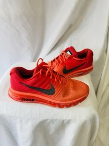 Nike Air Max 2017 Bright Crimson 849559-602 Men’s Size 10 - Picture 1 of 7