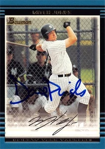 Carta da baseball firmata Mitch Jones Dave Parrish 2002 Bowman #316 (Yankees FT) - Foto 1 di 1