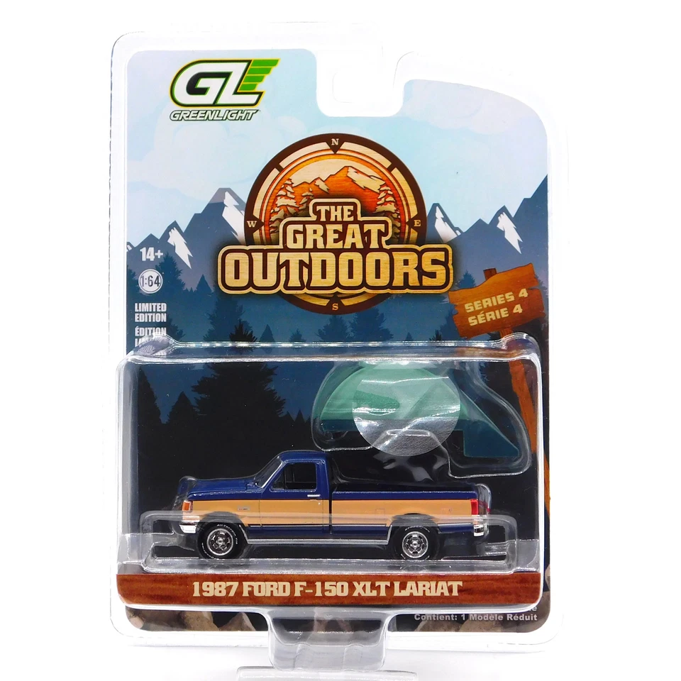 1987 Ford F-150 XLT Lariat The Great Outdoors Series 4 1:64 Diecast - Image 1 of 1