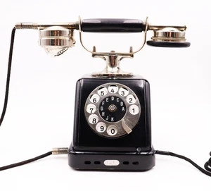 Antikes Neufeldt & Kuhnke Bakelit Telefon Tischapparat funktionsfähig #F - Bild 1 von 11