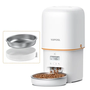 2025 Upgraded Automatic Cat Feeder - 4L Timed Auto Pet Feeder for Cat and Dog... - Bild 1 von 9