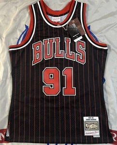 Mitchell & Ness NBA Chicago Bulls Dennis Rodman #91 M schwarz rot Swingman Trikot - Bild 1 von 10