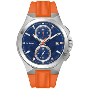 Bulova Maquina blaues Zifferblatt Herrenuhr - 96B407 - Bild 1 von 1