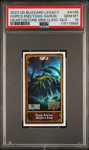 PSA 10 2023 Hope's End Blizzard Legacy Collection Hearthstone Mini Golden H145 - Picture 1 of 2