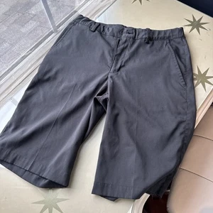 Nike Youth Golf Dri-Fit Gray Black Striped Shorts 832767-021 Size Large - Picture 1 of 7