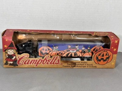 Remolque tractor escala 1/64 Campbell's Soup HALLOWEEN decoración Ertl coleccionable semi Foto 1 de 4