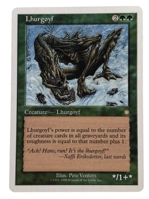 MTG Lhurgoyf Battle Royale Box Set NM Regular Vintage Old School Magic - Image 1 of 2
