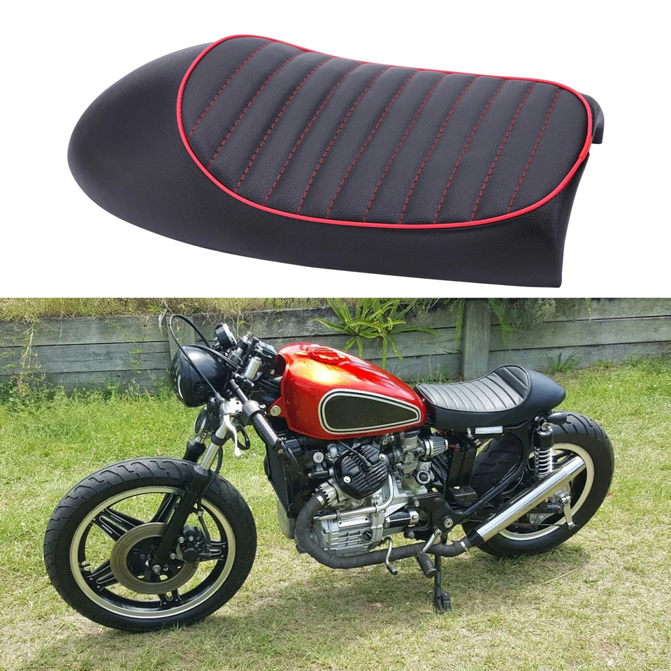Sillín jorobado asiento café corredor motocicleta para Honda CX550 CX550C CX650C CB500 CM500 Foto 1 de 4
