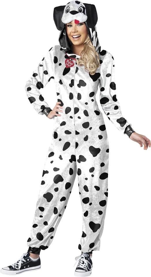 Disfraz de Dalmation para mujer adulto Halloween pequeño Foto 1 de 1