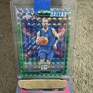 2025 Topps Chrome Basketball Geometric Jason Kidd Green 85/99 #129 - Picture 1 of 3