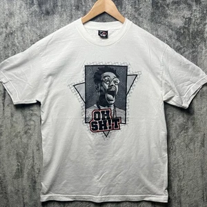 Vintage Y2K The Freshnes Oh Sh!t Herren Large weiß T-Shirt Hip Hop Rap - Bild 1 von 6