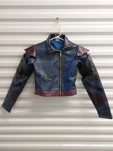 Disney Descendants 3 Bomber Jacket Kids Girls 7/8 Large Glitter Purple/ Pink - Picture 1 of 11