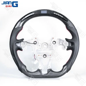 Real Carbon Fiber Sport LED Steering Wheel for Hyundai Elantra N 2022-2025 - Picture 1 of 9