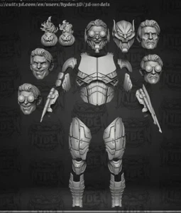 Green Goblin Armor Kit Spiderman 1/12 Marvel Legends unbemalt Custom Figur - Bild 1 von 3