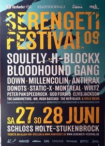 Serengeti Festival 09 - Konzert-Poster A2 gerollt - Picture 1 of 1