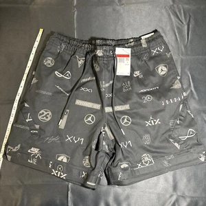 Jordan Premium Denim Active Shorts Men's Size L Black NWT DX9724-010 - Picture 1 of 7