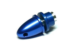 RC Model Airplane 4.00mm Hole R/C Hobby Propeller Blue Metal Adapter PA131