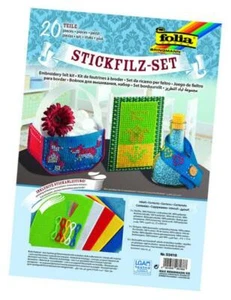 Stickfilz Set, 20 tlg. - Bild 1 von 2