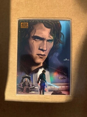 Topps Star Wars Chrome Galaxy 2024 Anakin Skywalker kills Dooko /25 ORANGE - Image 1 of 2
