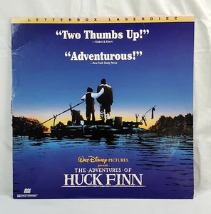 Disney Adventures Of Huck Finn Laser Videodisc LaserVision Letterbox 1896 AS - Picture 1 of 4