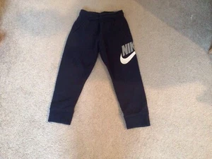 NIKE —LITTLE BOYS NAVY FLEECE JOGGERS- SIZE 4-5 - Picture 1 of 7