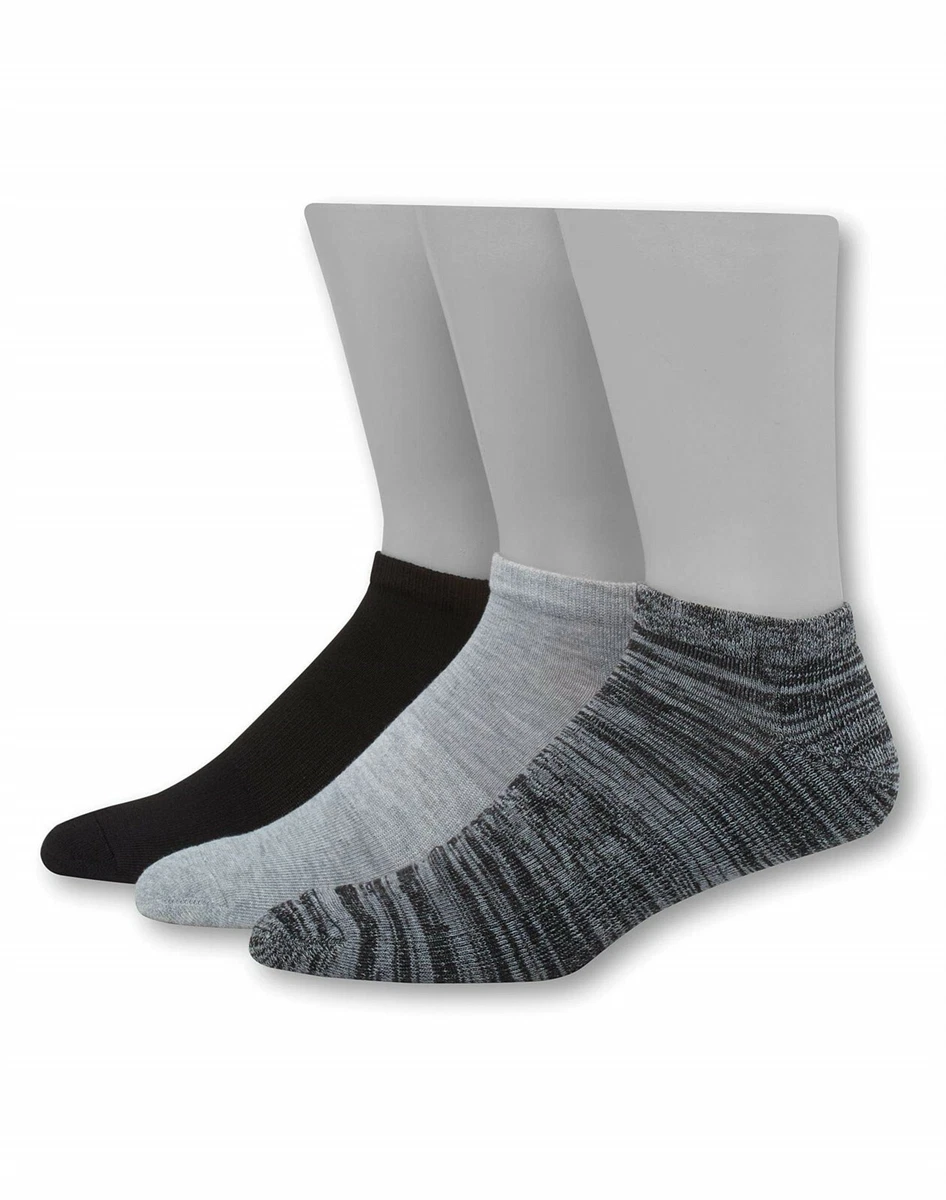 Hanes Calcetines De Corte Bajo Para Hombre, Paquete De 12, Blanco