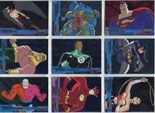 Justice League 2003 Complete Friends And Foes Chase Card Set FF1-18