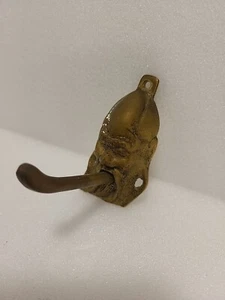 Antique Bronze Asian Chinese Bronze Hanging Wall Key Holder Hook Vintage Rare - Picture 1 of 7