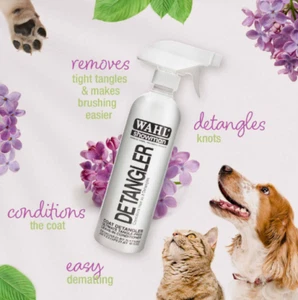 500 ml WAHL Dog Detangler Spray Grooming Pets Hair Conditioner for Dogs - Picture 1 of 3