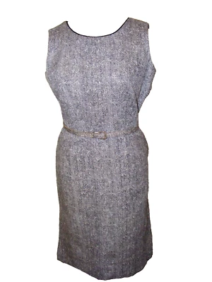 50S PENCIL DRESS GLORIA SWANSON FOREVER YOUNG DRESS JACKET M BLACK WHITE - Image 1 of 4