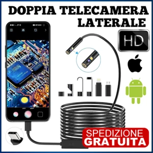 Endoscopio per Smartphone 1920P DOPPIA TELECAMERA compatibile iPhone Android - Foto 1 di 8